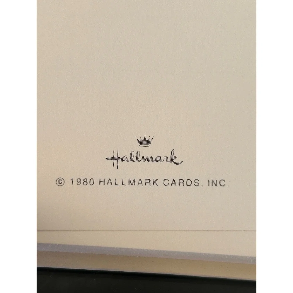 Vintage 1980 Hallmark Floral Address Book 